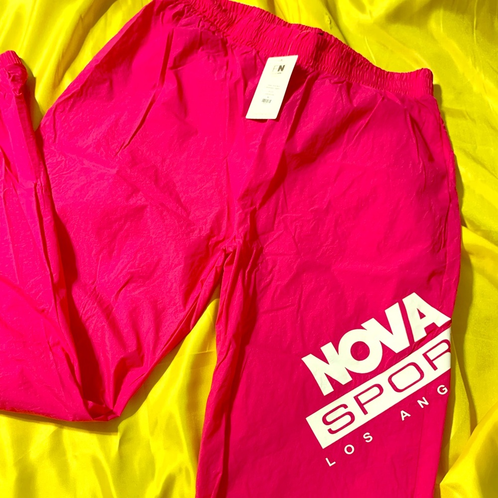 Fashion nova Windbreaker joggers